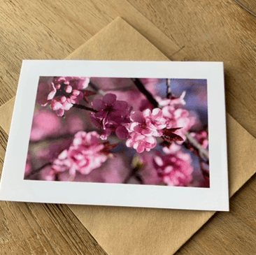 Pretty floral gift card